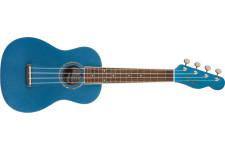 FENDER Zuma Classic Concert Uke, Walnut Fin, Lake Placid Blue