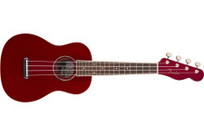 FENDER Zuma Classic Concert Uke, Walnut Fin, Candy Apple Red