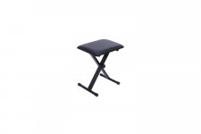 THT021 X-STOOL IN METAL WITH PADDED CUSHION